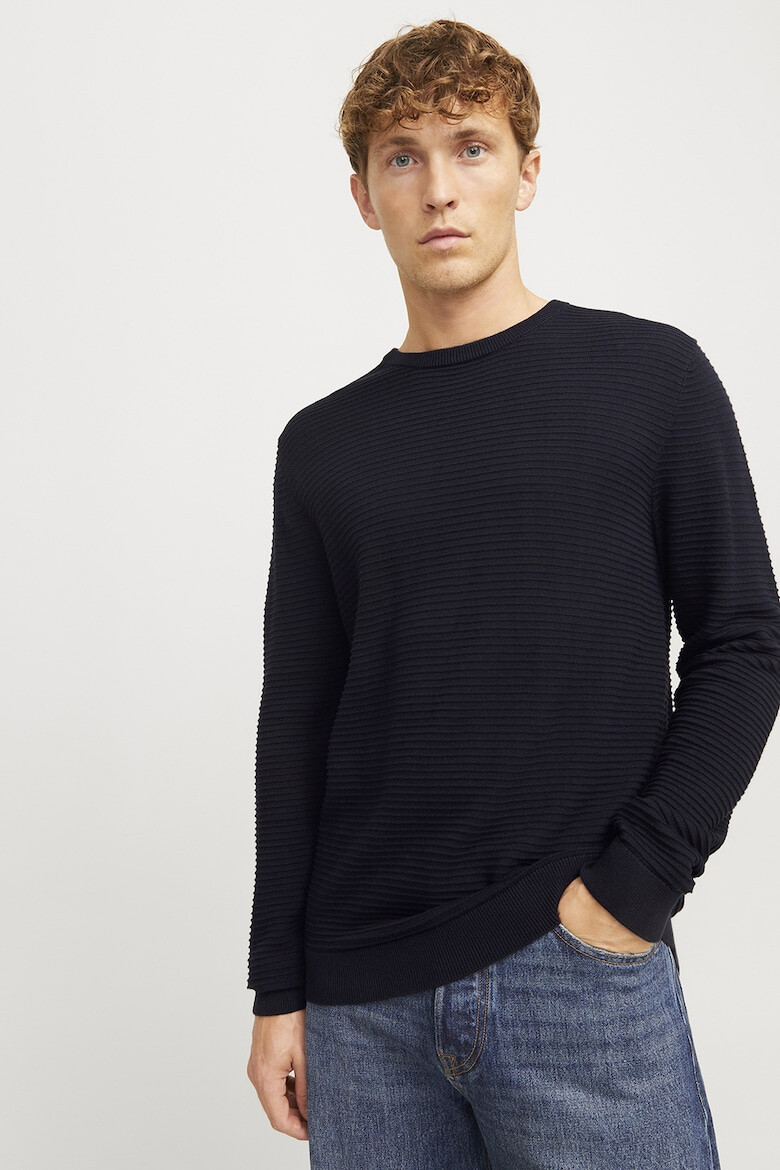 Jack & Jones Pulover slim fit striat Otto - Pled.ro