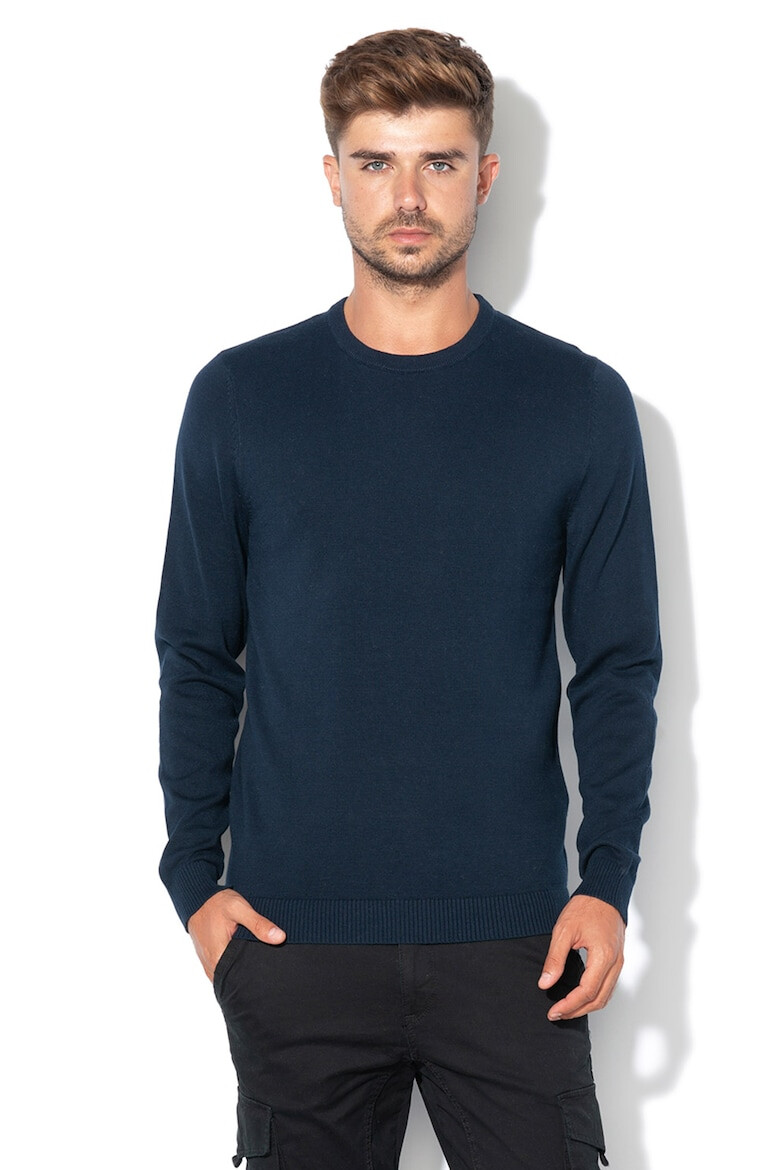 Jack & Jones Pulover tricotat fin din bumbac organic Basic - Pled.ro