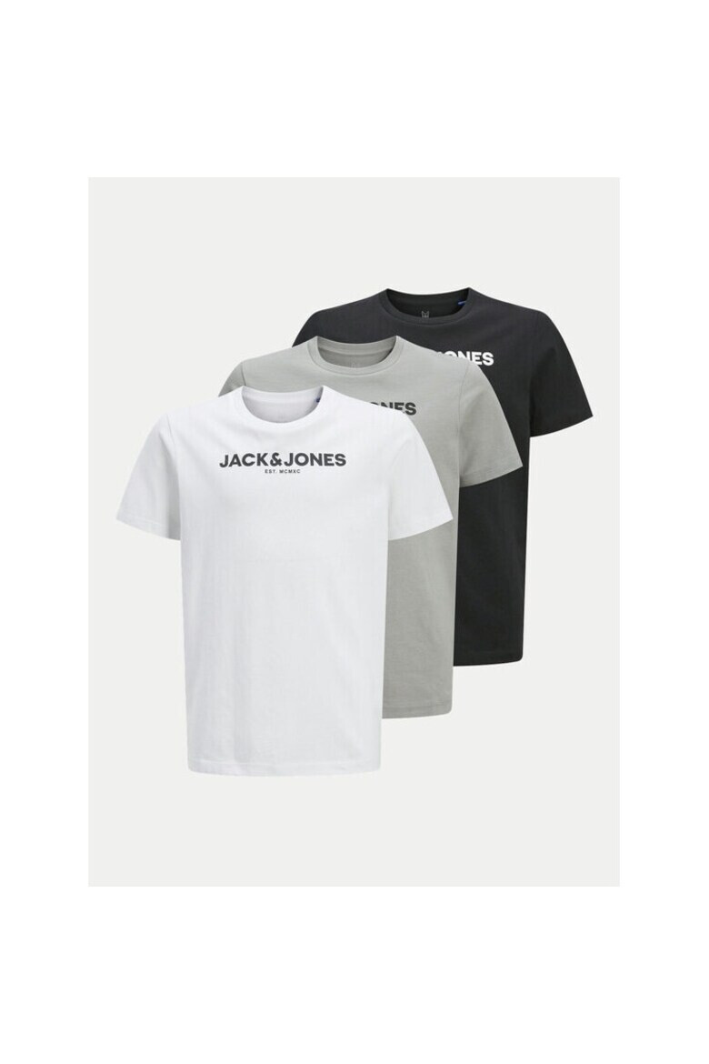 Jack & Jones Set 3 tricouri copii 435966 Multicolor Bumbac - Pled.ro