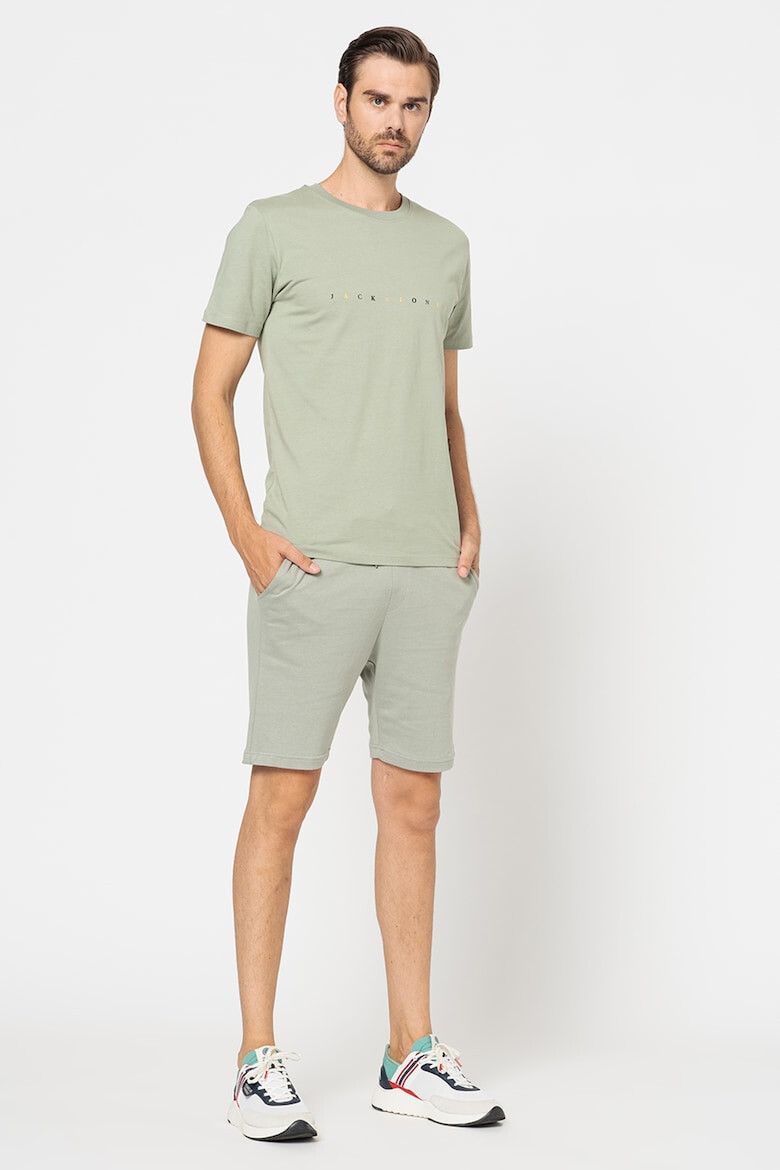 Jack & Jones Set de bermude sport si tricou Font - 2 piese - Pled.ro