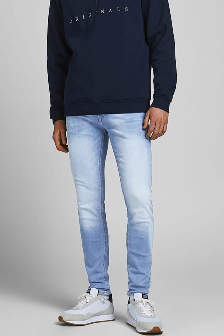 Jack & Jones Set de blugi skinny cu aspect decolorat Liam - 2 perechi - Pled.ro