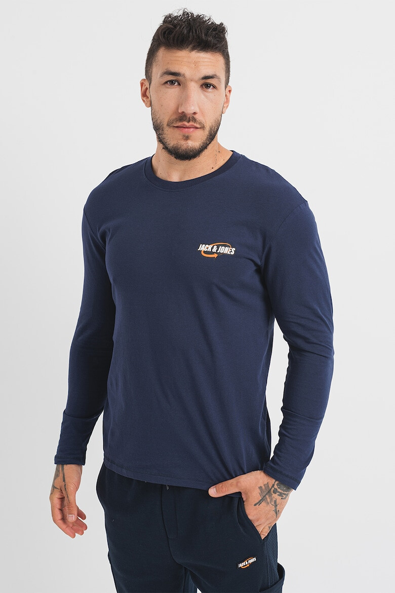 Jack & Jones Set de bluze de bumbac cu logo - 2 piese - Pled.ro