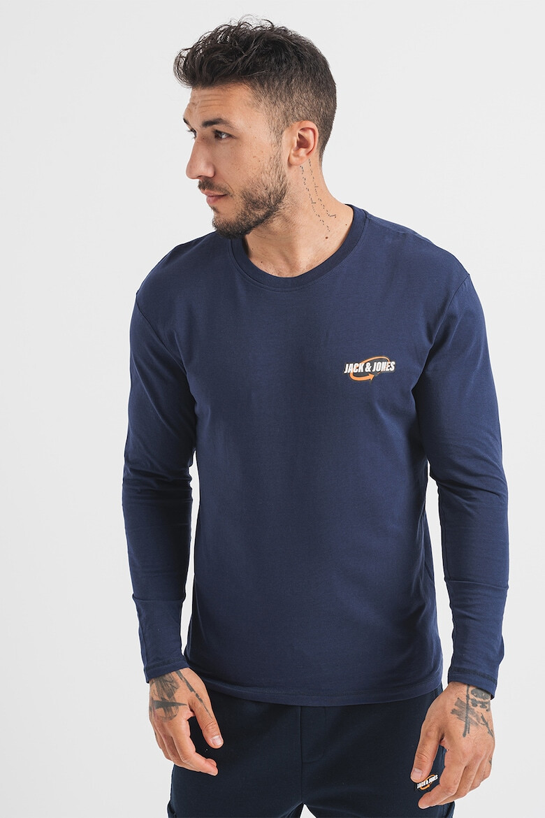 Jack & Jones Set de bluze de bumbac cu logo - 2 piese - Pled.ro