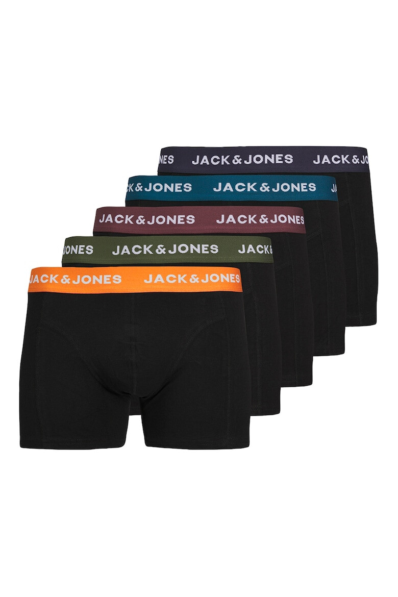 Jack & Jones Set de boxeri cu banda logo - 5 perechi - Pled.ro