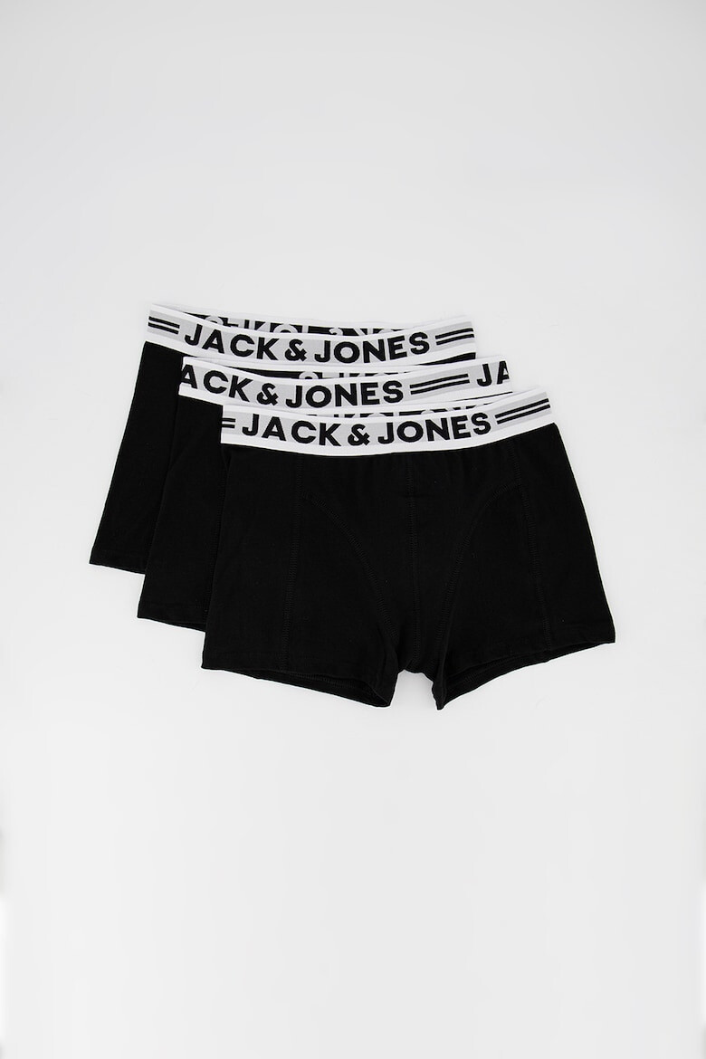 Jack & Jones Set de boxeri cu banda logo Sense - 3 perechi - Pled.ro