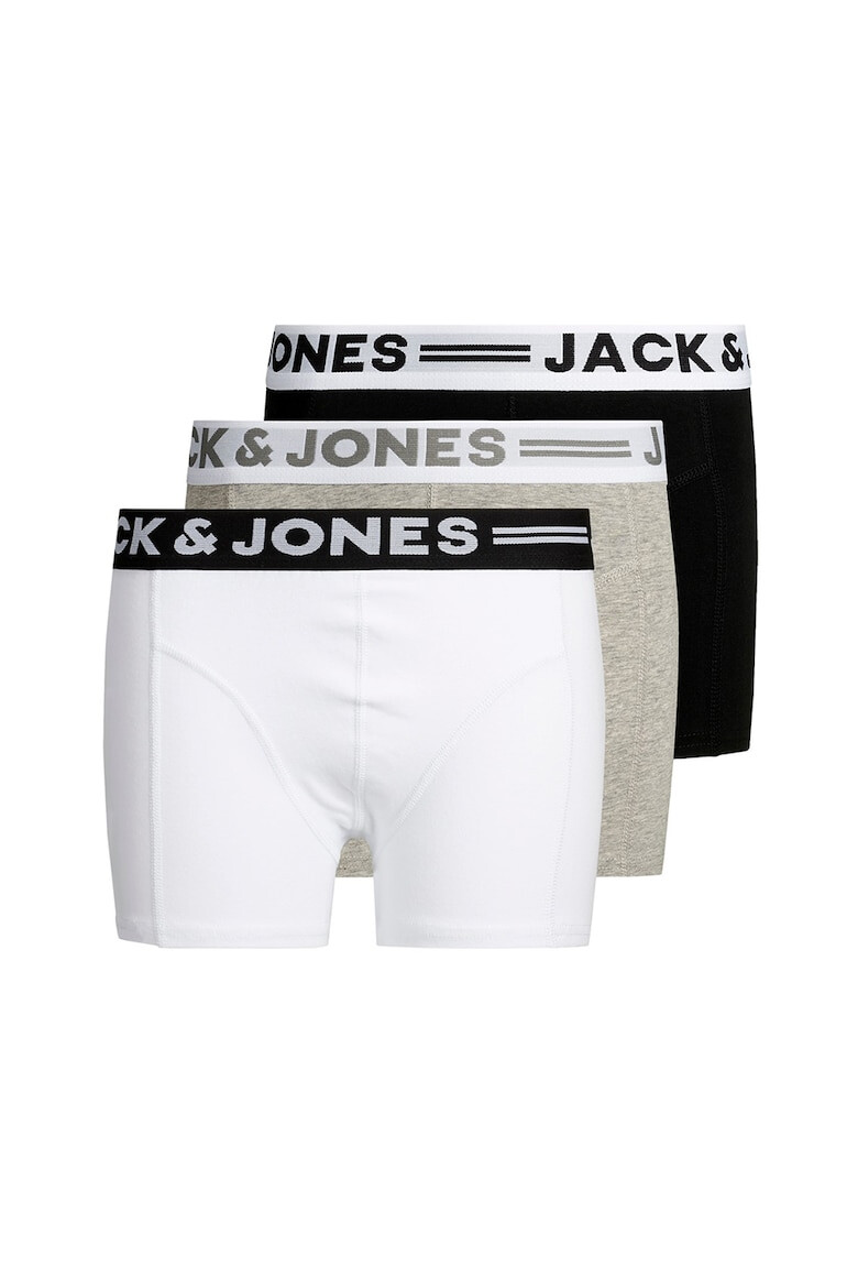 Jack & Jones Set de boxeri cu banda logo Sense - 3 perechi - Pled.ro