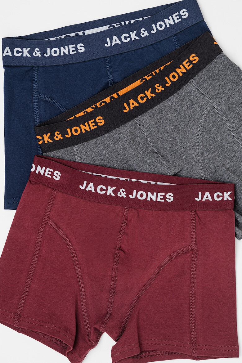 Jack & Jones Set de boxeri cu logo in talie - 3 perechi - Pled.ro