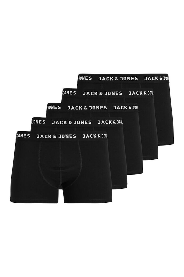 Jack & Jones Set de boxeri cu logo in talie - 5 perechi - Pled.ro