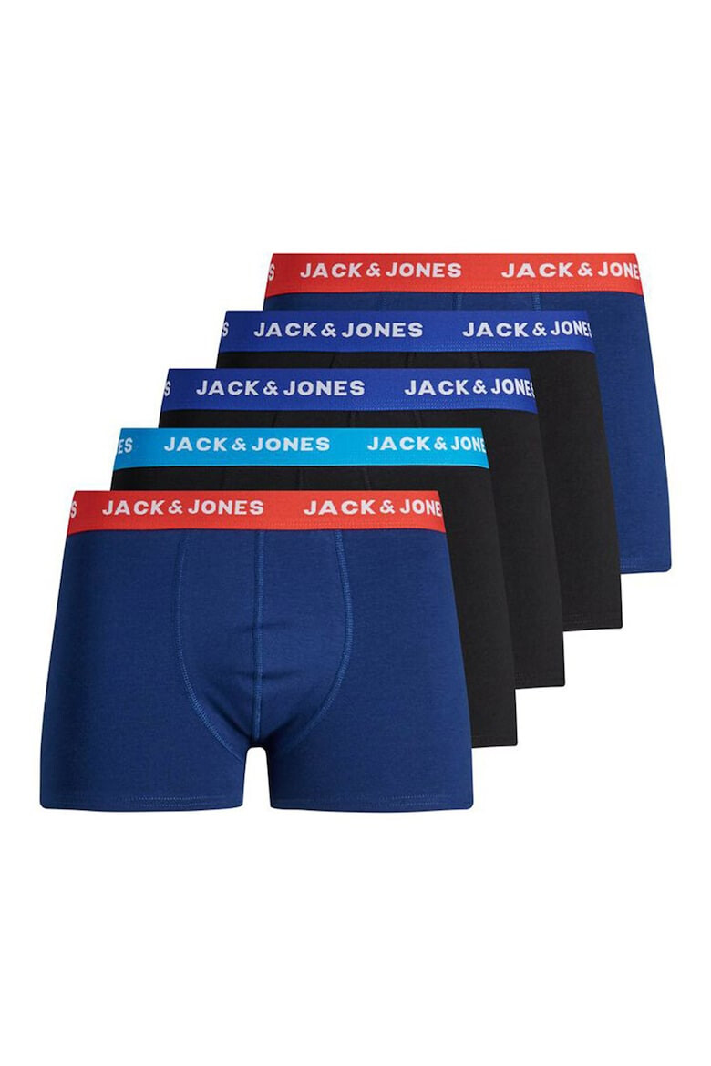 Jack & Jones Set de boxeri cu talie joasa - 5 perechi - Pled.ro