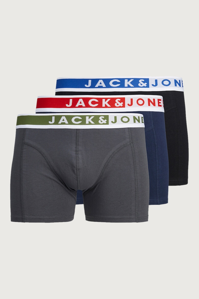 Jack & Jones Set de boxeri din amestec de bumbac - 3 perechi - Pled.ro