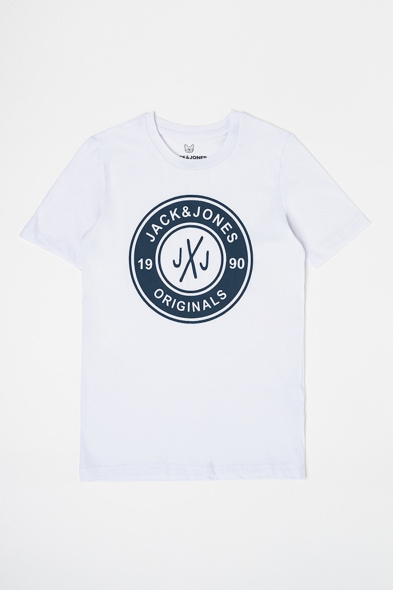 Jack & Jones Set de tricouri cu decolteu la baza gatului si imprimeu logo - 3 piese - Pled.ro