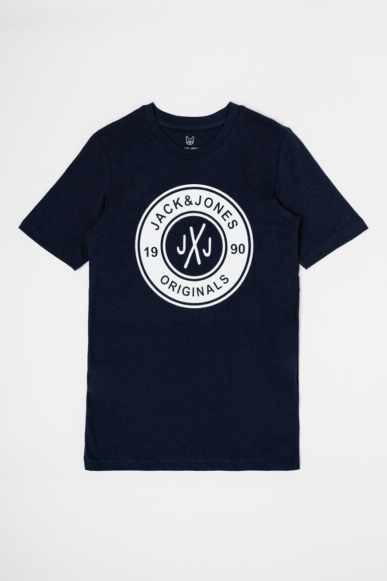 Jack & Jones Set de tricouri cu decolteu la baza gatului si imprimeu logo - 3 piese - Pled.ro