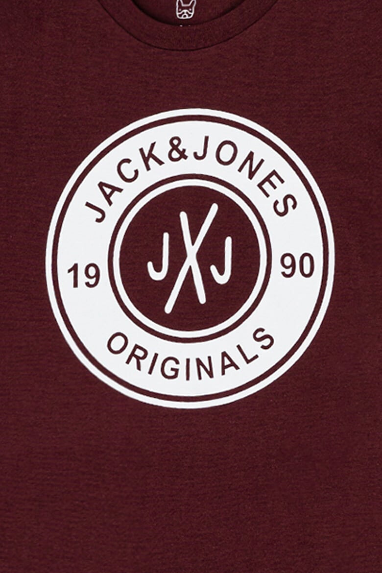 Jack & Jones Set de tricouri cu decolteu la baza gatului si imprimeu logo - 3 piese - Pled.ro