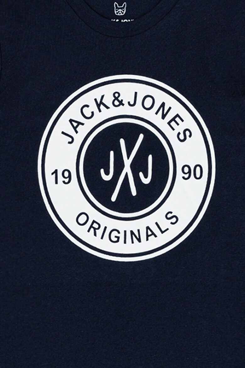 Jack & Jones Set de tricouri cu decolteu la baza gatului si imprimeu logo - 3 piese - Pled.ro