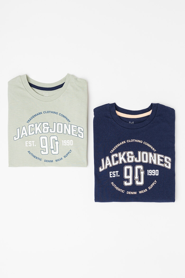 Jack & Jones Set de tricouri cu imprimeu logo - 2 piese - Pled.ro