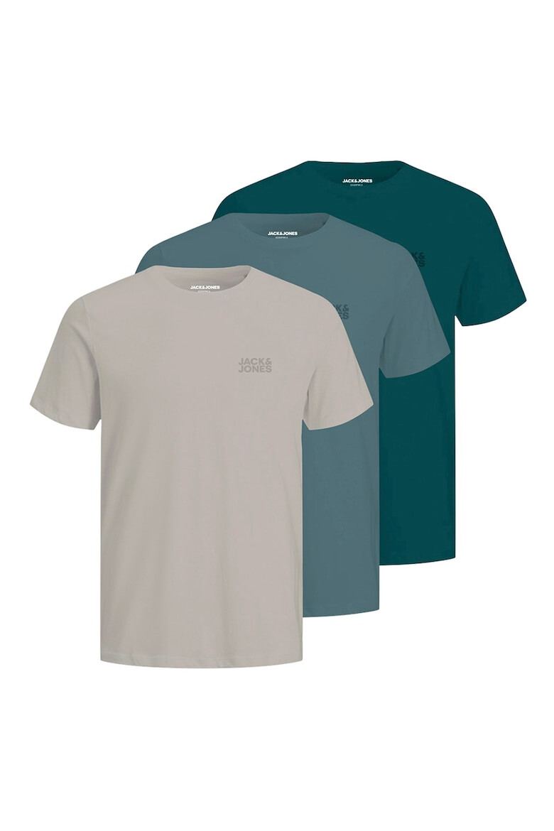 Jack & Jones Set de tricouri cu imprimeu logo - 3 piese - Pled.ro