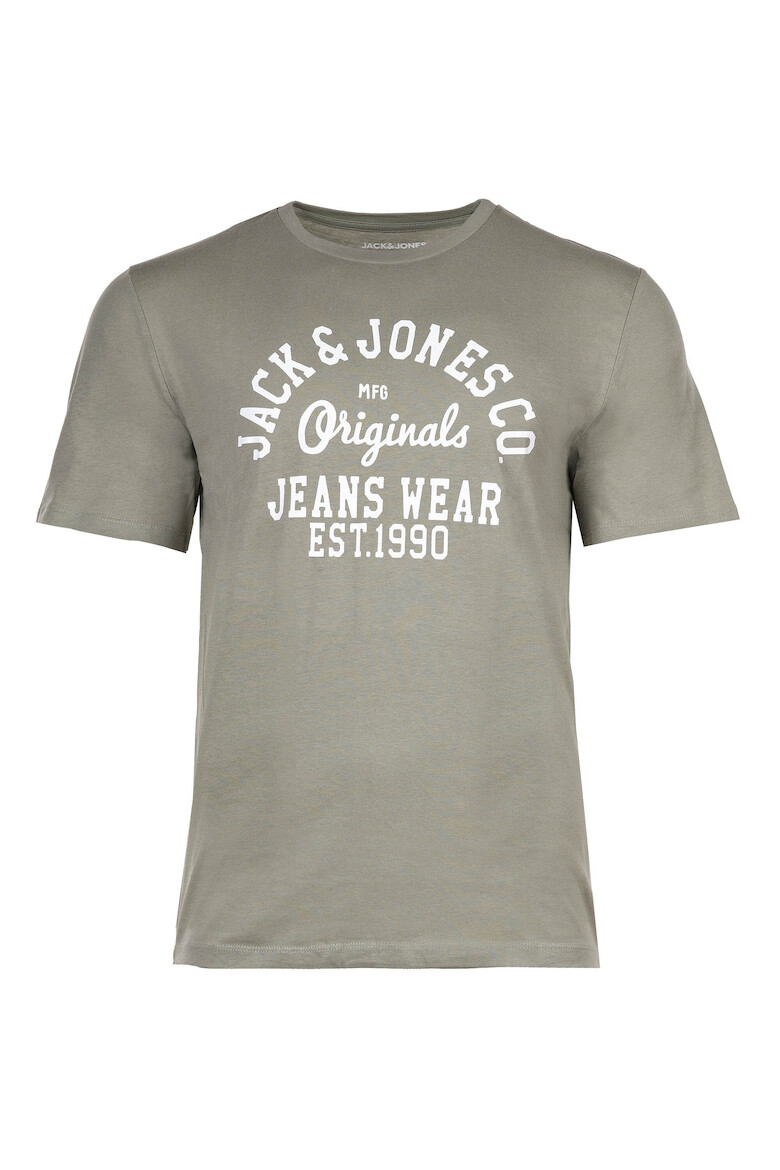 Jack & Jones Set de tricouri cu imprimeu logo Leogra - 5 piese - Pled.ro