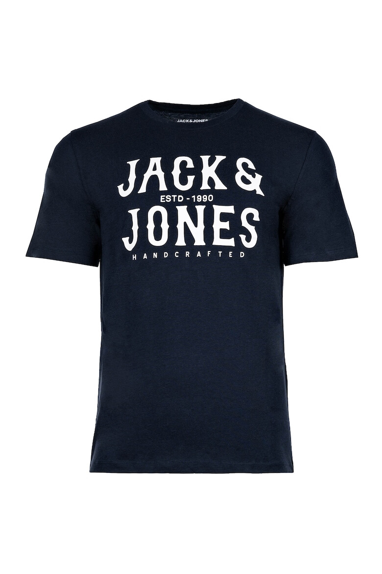 Jack & Jones Set de tricouri cu imprimeu logo Leogra - 5 piese - Pled.ro