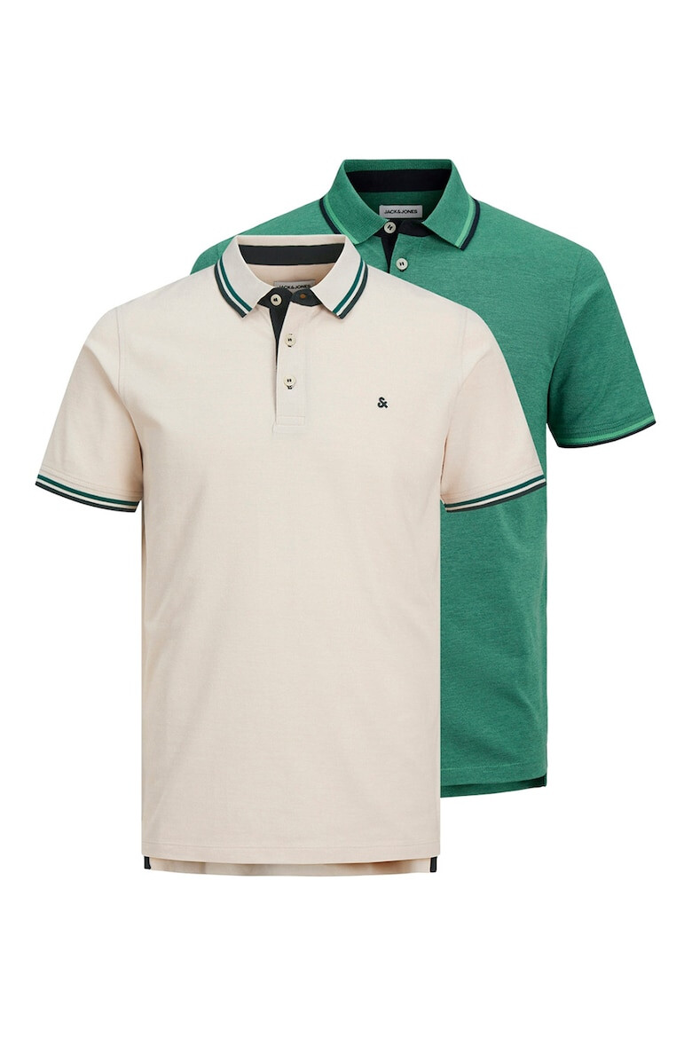 Jack & Jones Set de tricouri polo slim fit Paul - 2 piese - Pled.ro