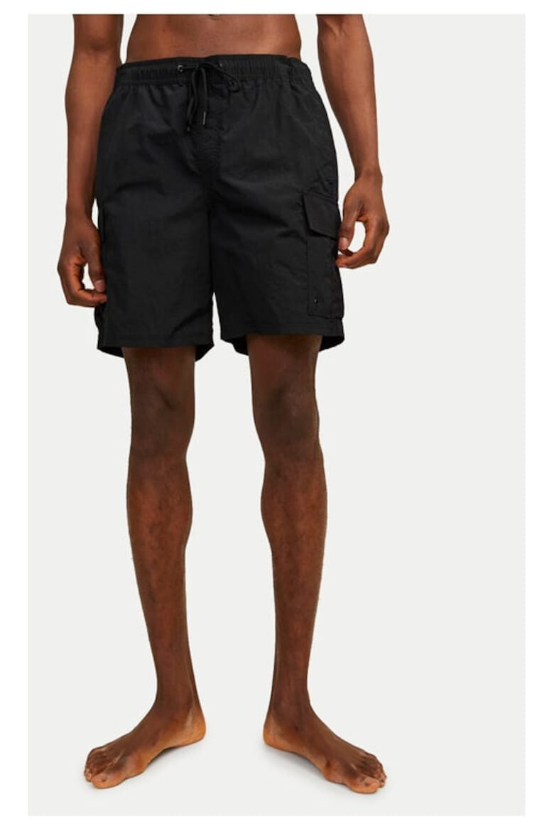 Jack & Jones Short de baie barbati 7463 Nylon Negru - Pled.ro