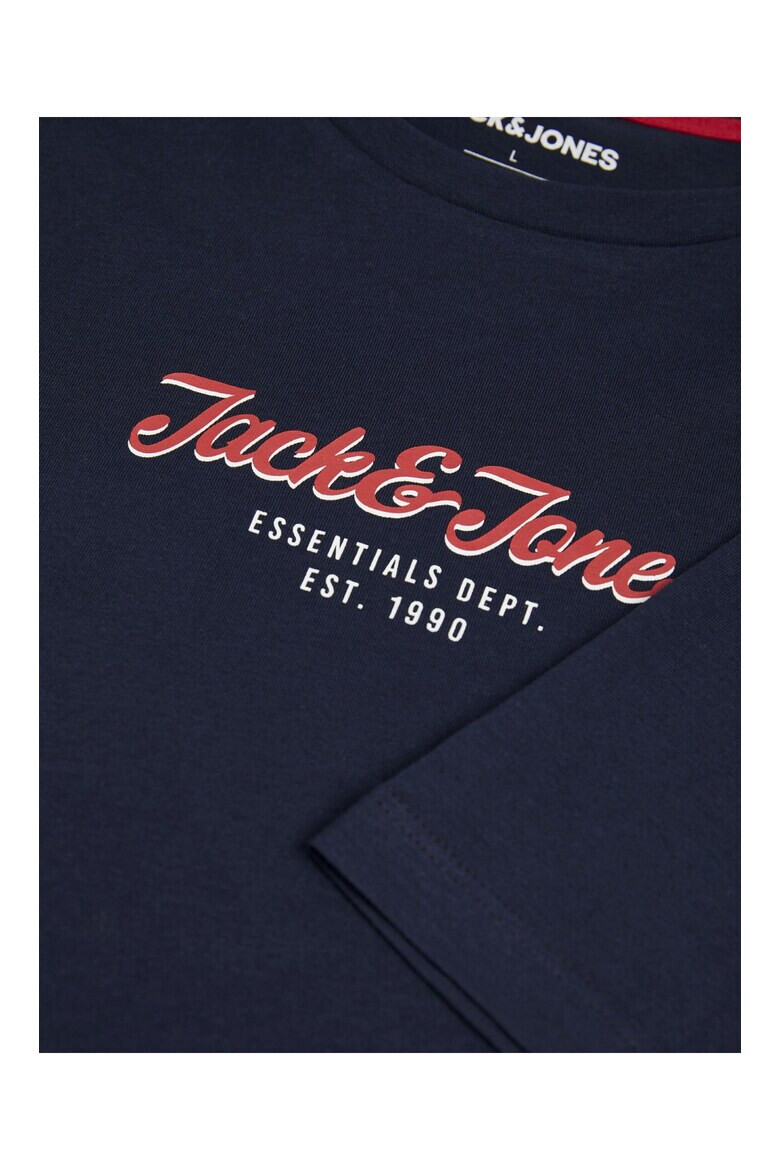 Jack & Jones Tricou barbati 303308919 Albastru inchis Bumbac - Pled.ro