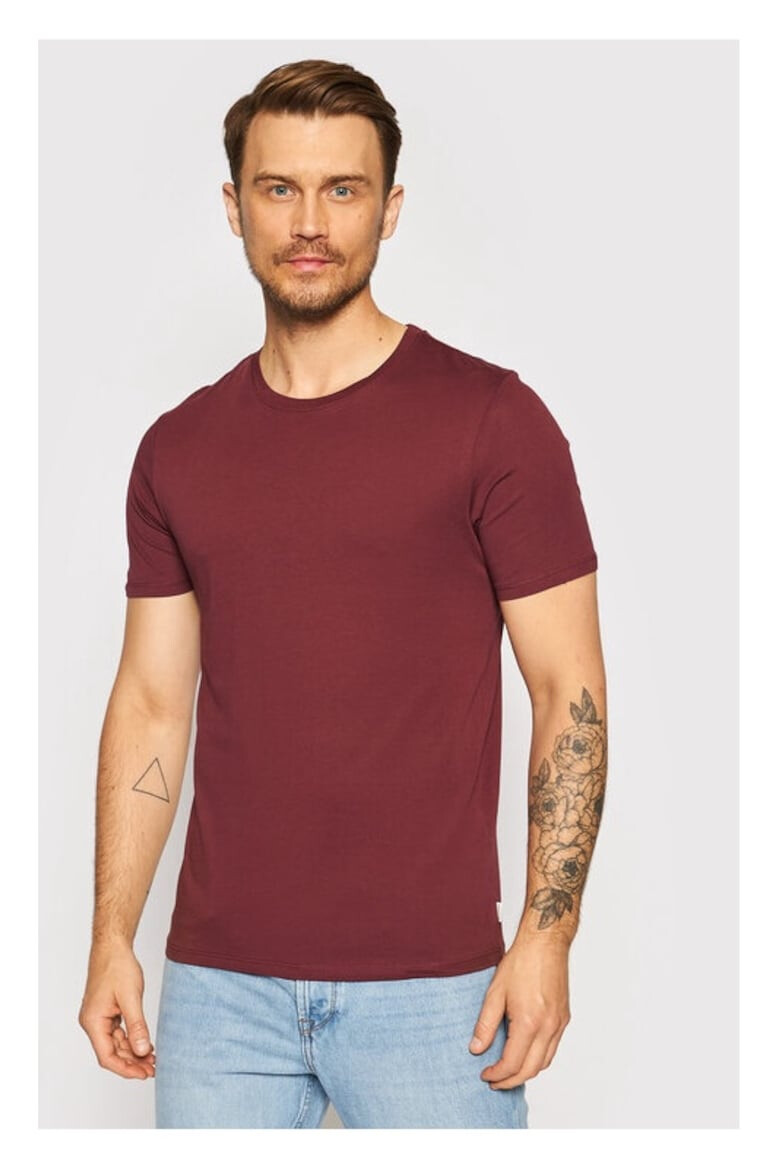 Jack & Jones Tricou barbati 34185 Bumbac Visiniu - Pled.ro