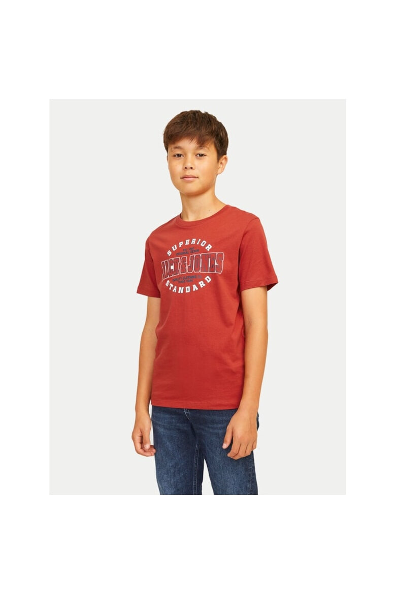 Jack & Jones Tricou copii 395673 Rosu Bumbac - Pled.ro