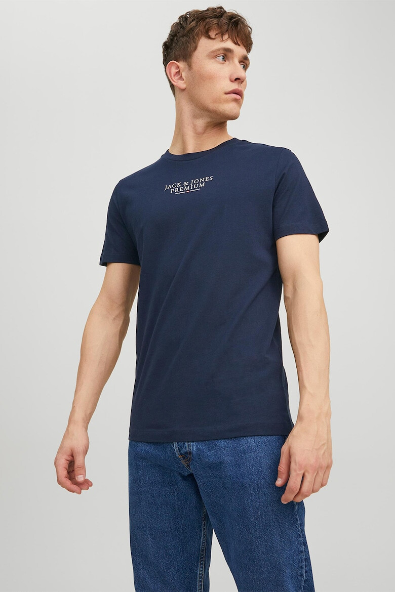 Jack & Jones Tricou cu decolteu la baza gatului - Pled.ro