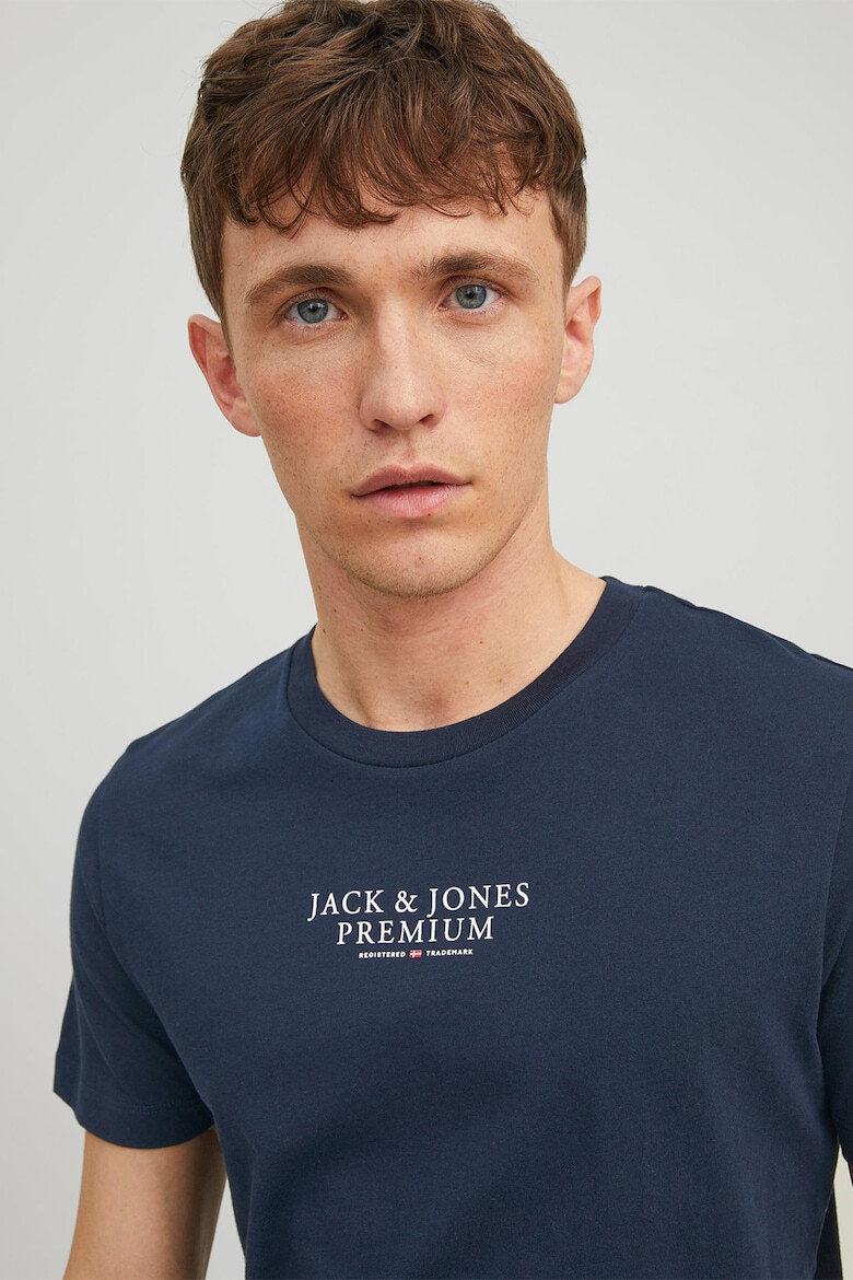 Jack & Jones Tricou cu decolteu la baza gatului - Pled.ro