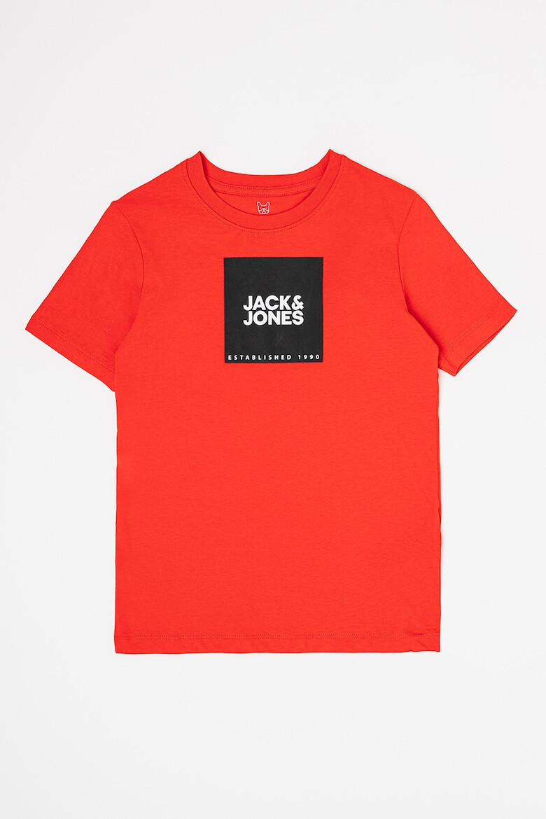 Jack & Jones Tricou cu decolteu la baza gatului si imprimeu logo - Pled.ro