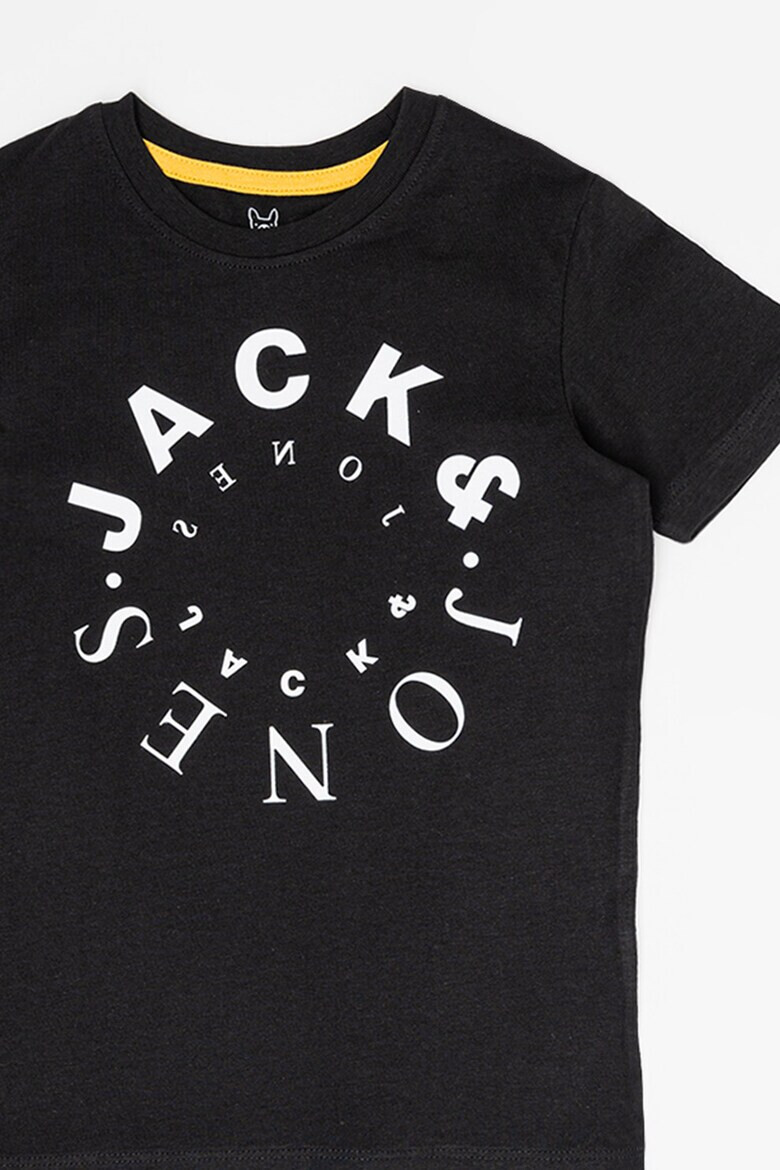 Jack & Jones Tricou cu decolteu la baza gatului si imprimeu logo Warrior - Pled.ro