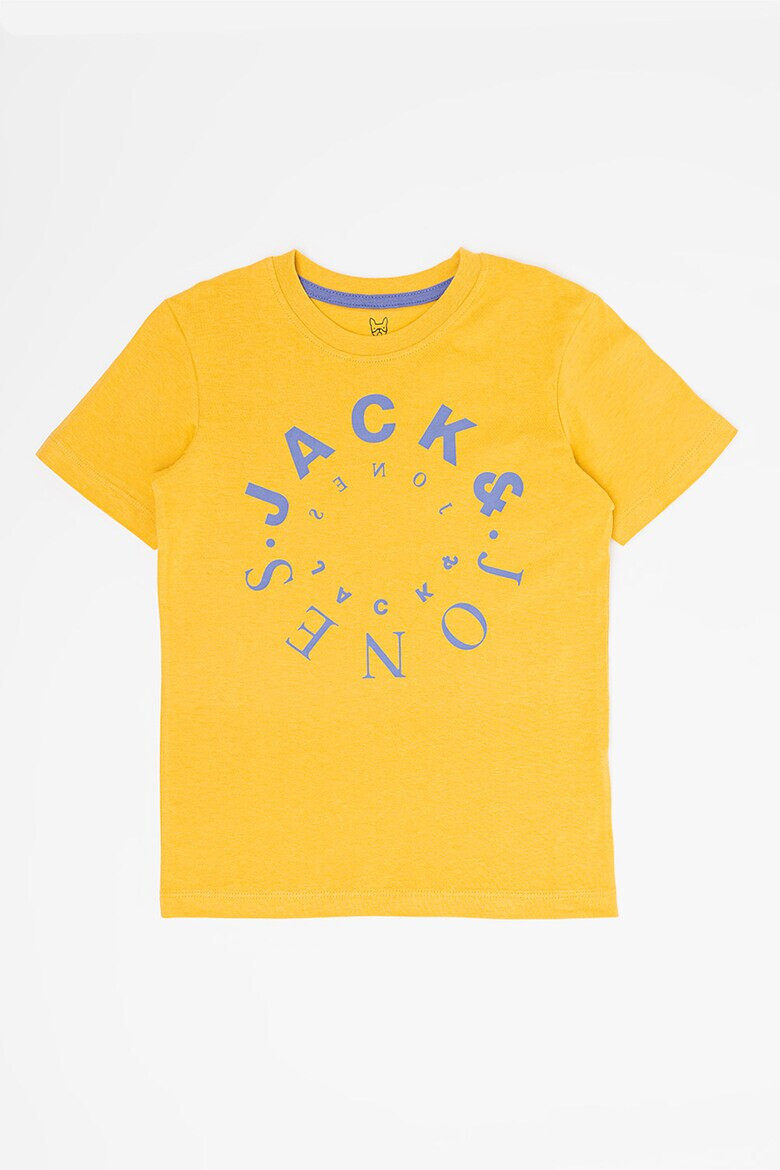 Jack & Jones Tricou cu decolteu la baza gatului si imprimeu logo Warrior - Pled.ro