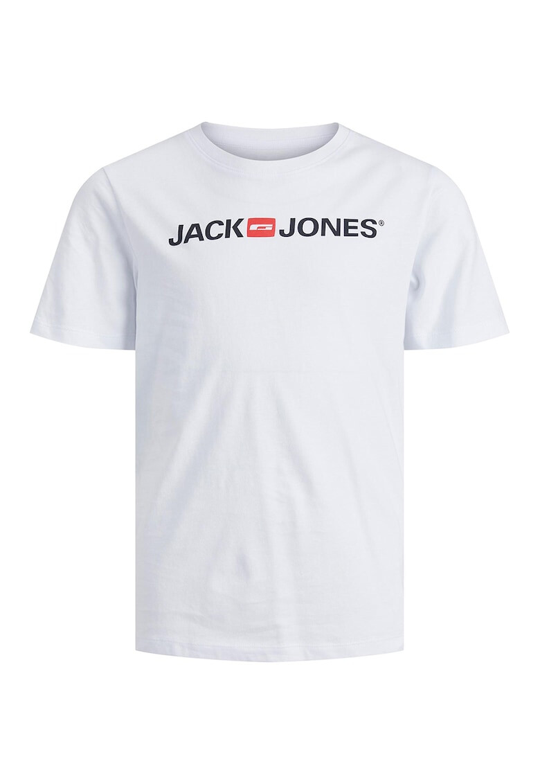 Jack & Jones Tricou cu decolteu la baza gatului si logo - Pled.ro