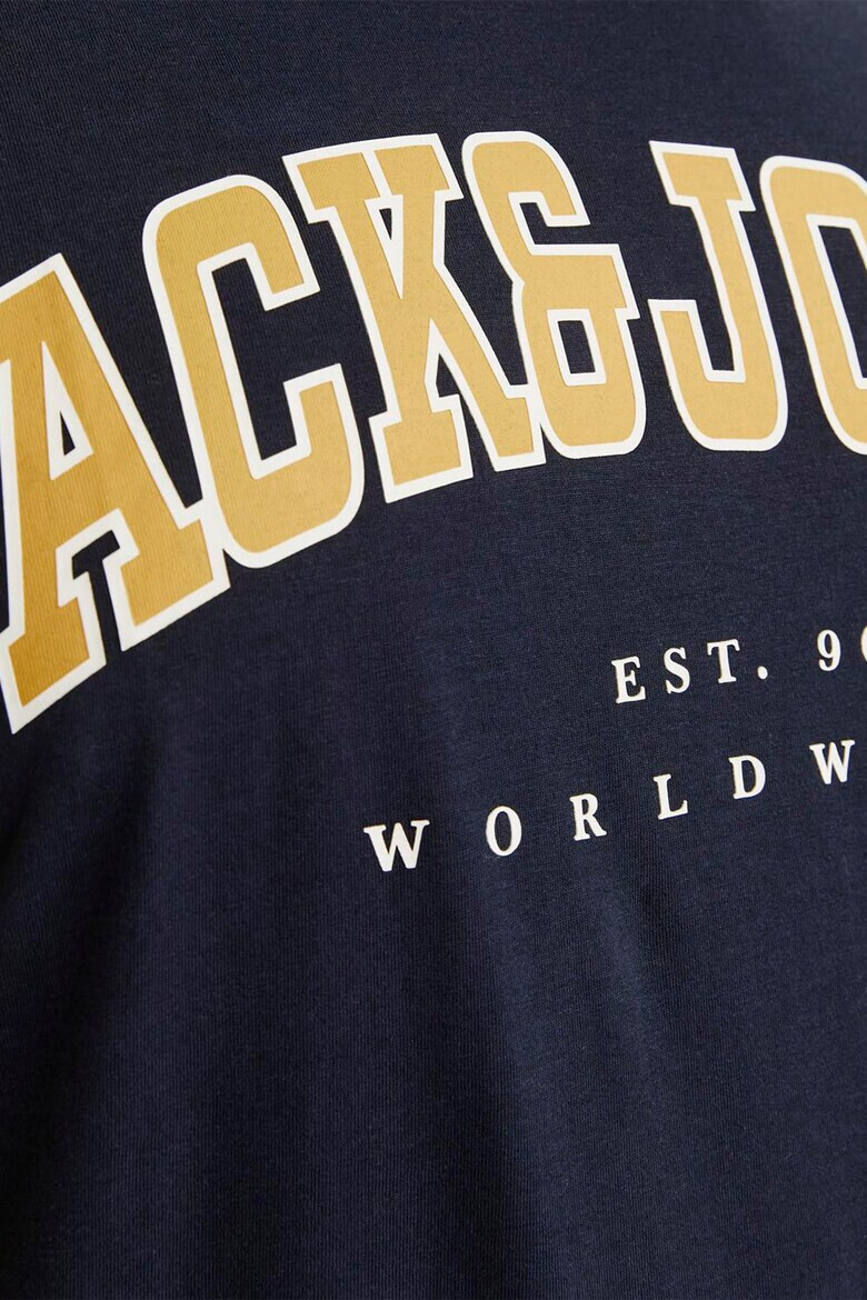 Jack & Jones Tricou cu decolteu la baza gatului si logo - Pled.ro