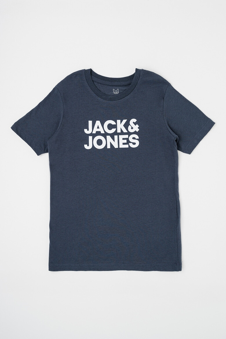 Jack & Jones Tricou cu decolteu la baza gatului si logo Corp - Pled.ro