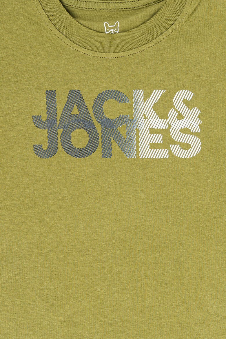 Jack & Jones Tricou cu decolteu la baza gatului si logo Shady - Pled.ro