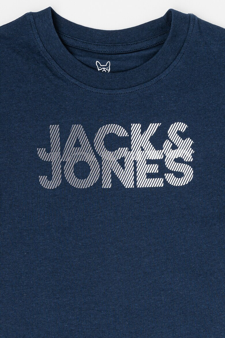 Jack & Jones Tricou cu decolteu la baza gatului si logo Shady - Pled.ro