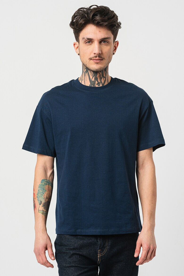 Jack & Jones Tricou cu decolteu la baza gatului si model uni - Pled.ro