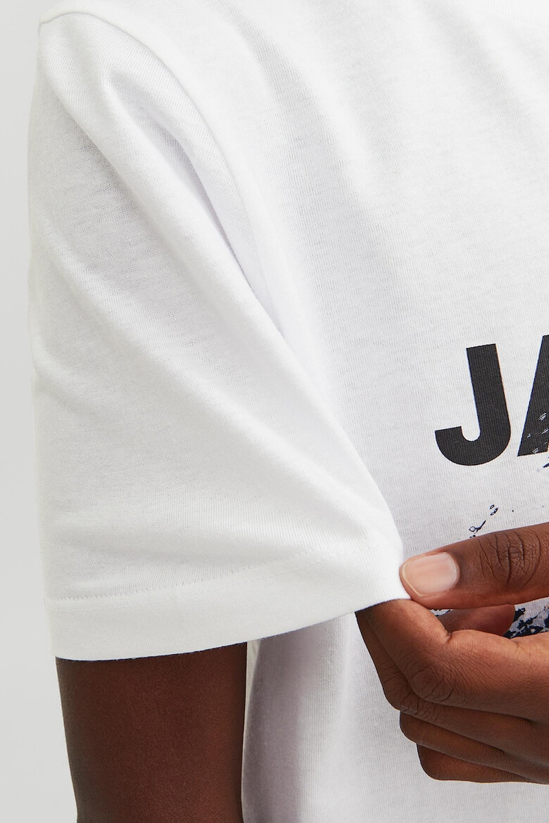 Jack & Jones Tricou cu imprimeu abstract si logo - Pled.ro