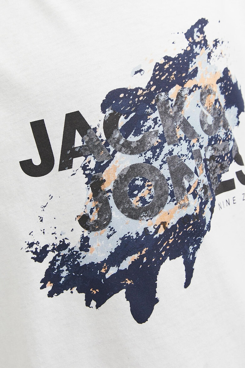 Jack & Jones Tricou cu imprimeu abstract si logo - Pled.ro