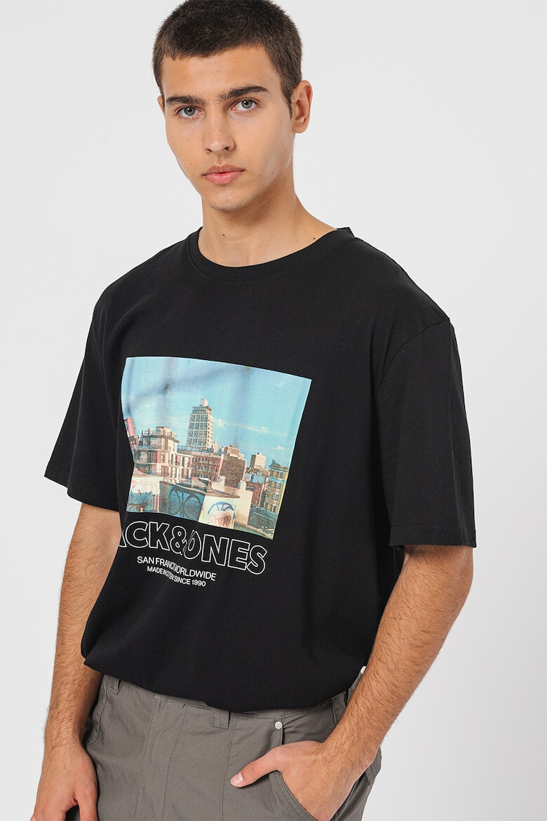 Jack & Jones Tricou cu imprimeu foto si logo Portland - Pled.ro