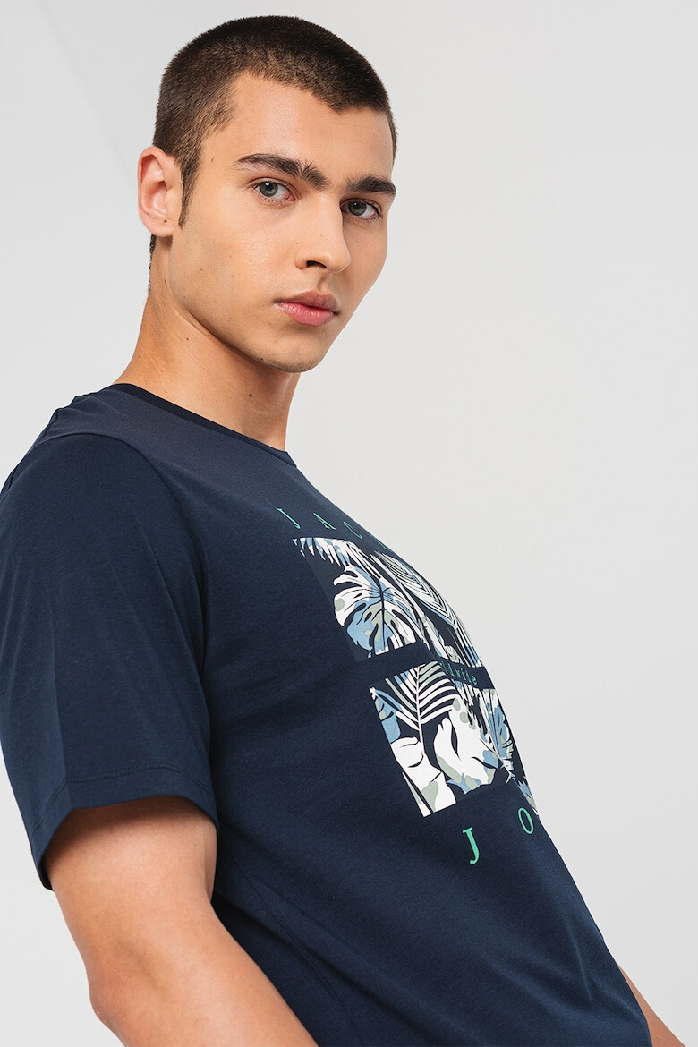 Jack & Jones Tricou cu imprimeu logo si grafic Floor - Pled.ro