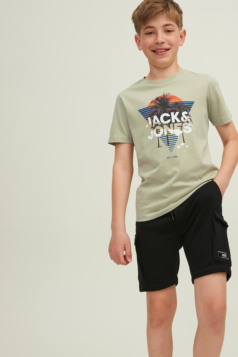 Jack & Jones Tricou cu imprimeu logo Verde pal - Pled.ro