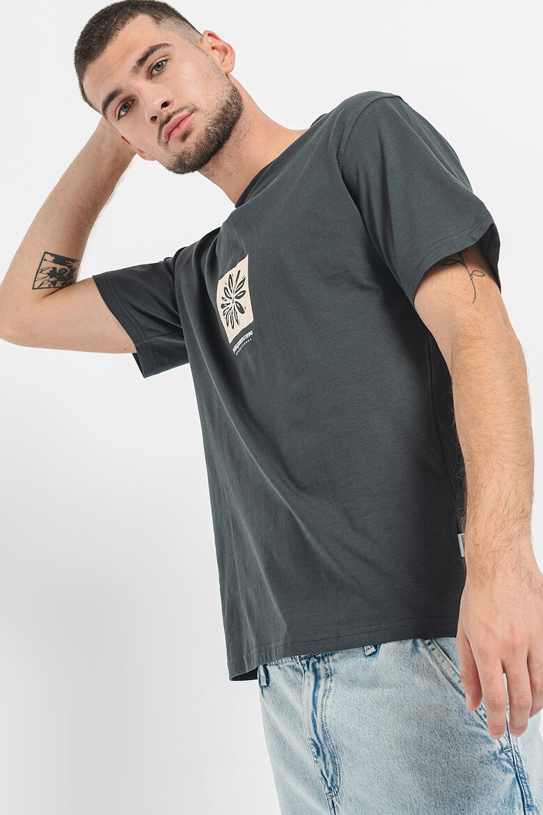 Jack & Jones Tricou de bumbac cu decolteu la baza gatului - Pled.ro