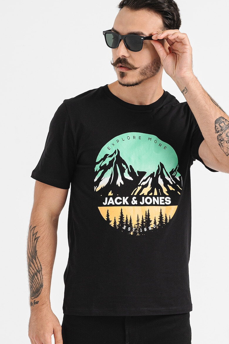 Jack & Jones Tricou de bumbac cu imprimeu grafic - Pled.ro