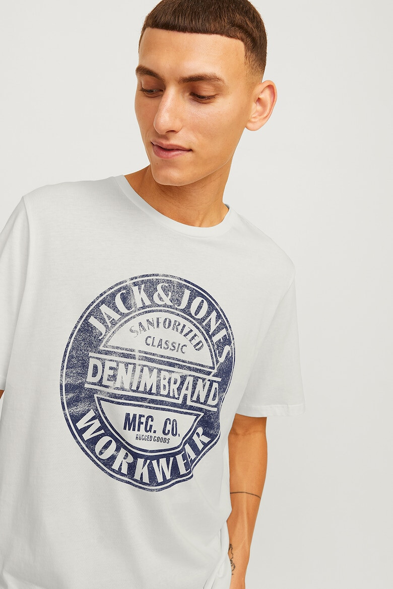 Jack & Jones Tricou de bumbac cu imprimeu logo - Pled.ro