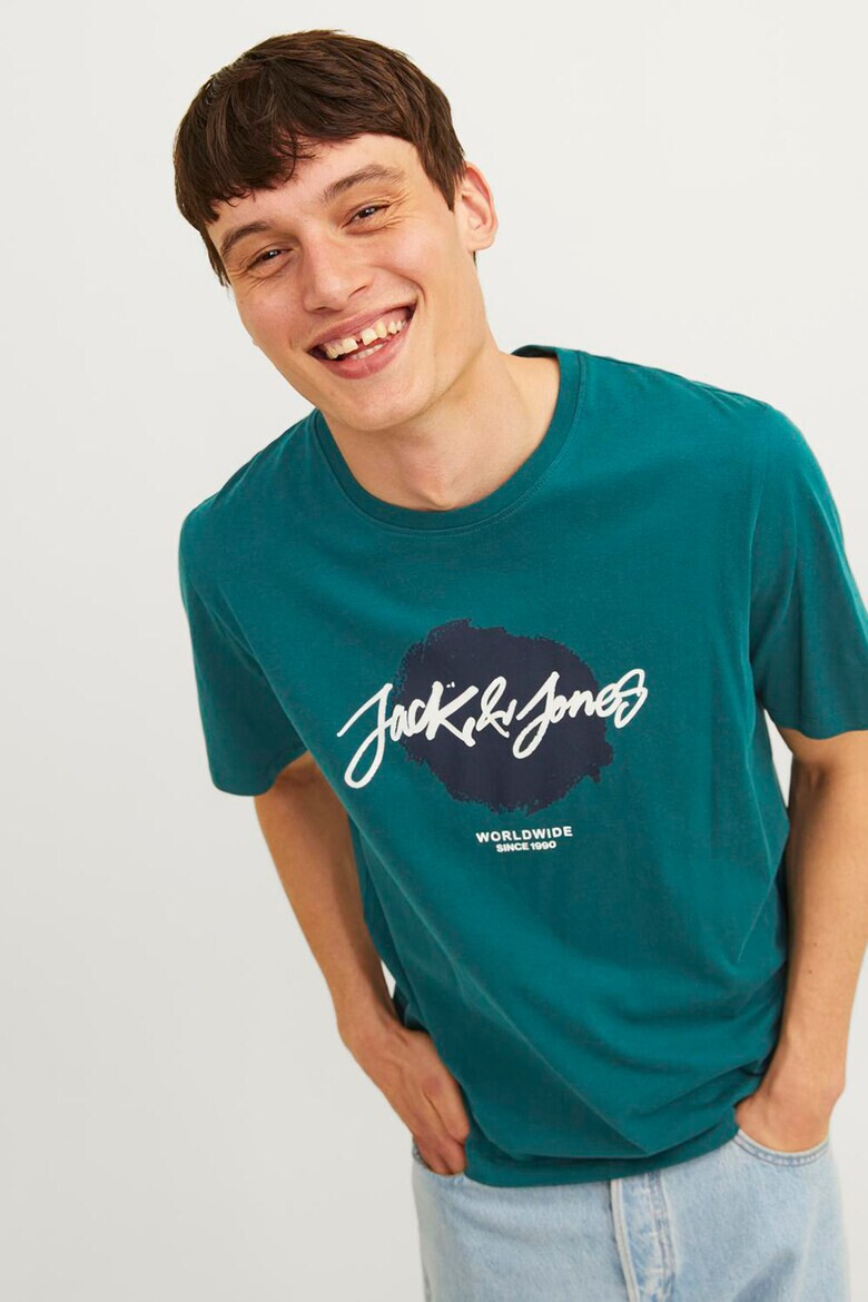 Jack & Jones Tricou de bumbac cu imprimeu logo - Pled.ro