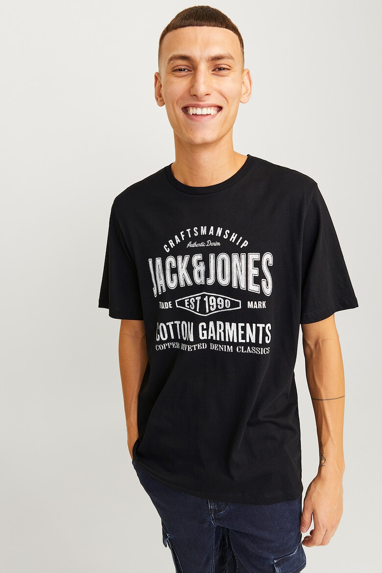 Jack & Jones Tricou de bumbac cu imprimeu logo - Pled.ro