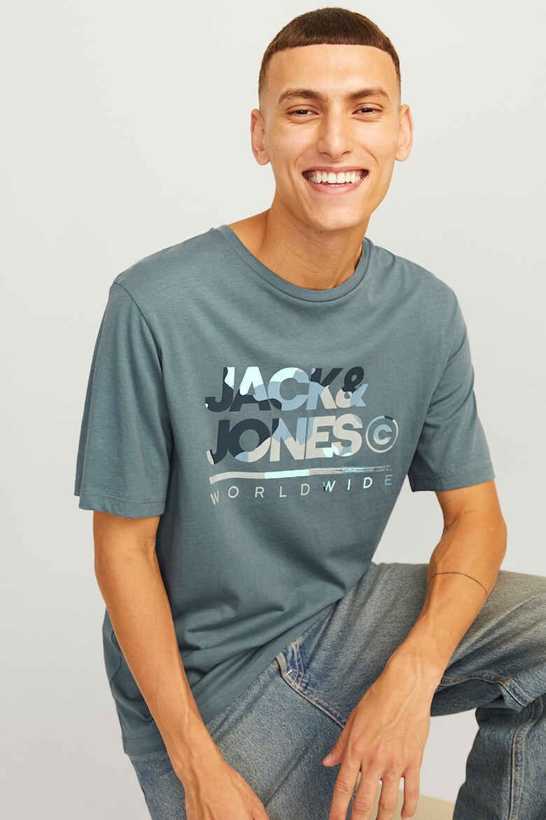 Jack & Jones Tricou de bumbac cu imprimeu logo - Pled.ro