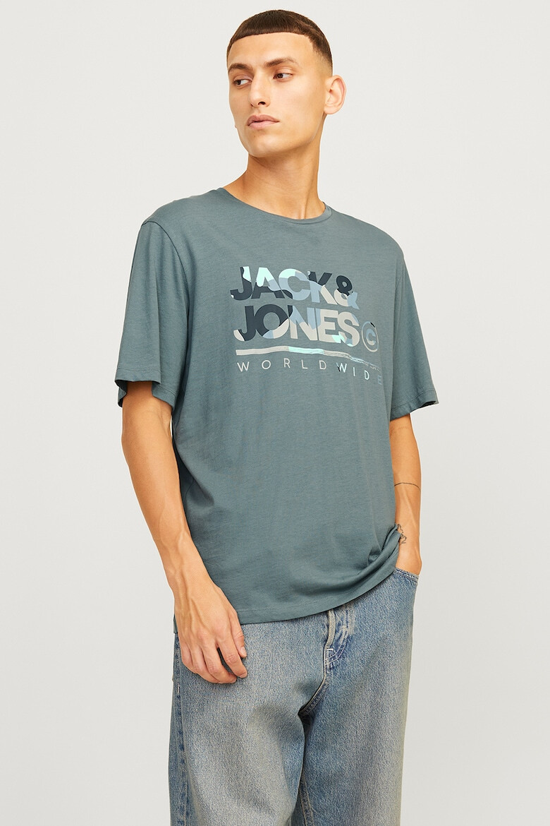 Jack & Jones Tricou de bumbac cu imprimeu logo - Pled.ro